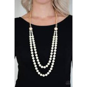Endless Elegance Gold Necklace - Paparazzi - Dare2bdazzlin N Jewelry