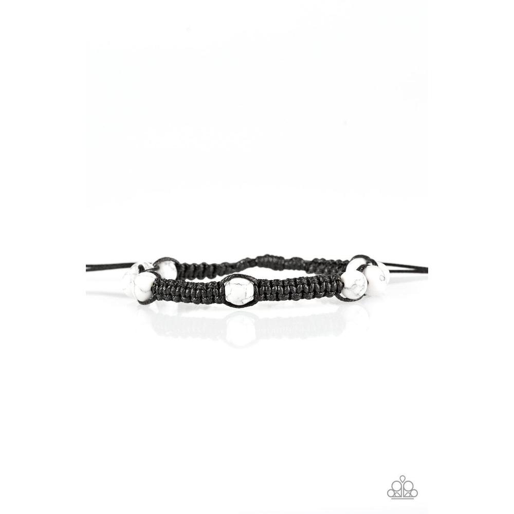 Endurance - White Urban Bracelet - Paparazzi - Dare2bdazzlin N Jewelry