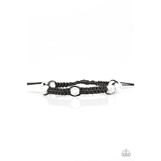 Endurance - White Urban Bracelet - Paparazzi - Dare2bdazzlin N Jewelry
