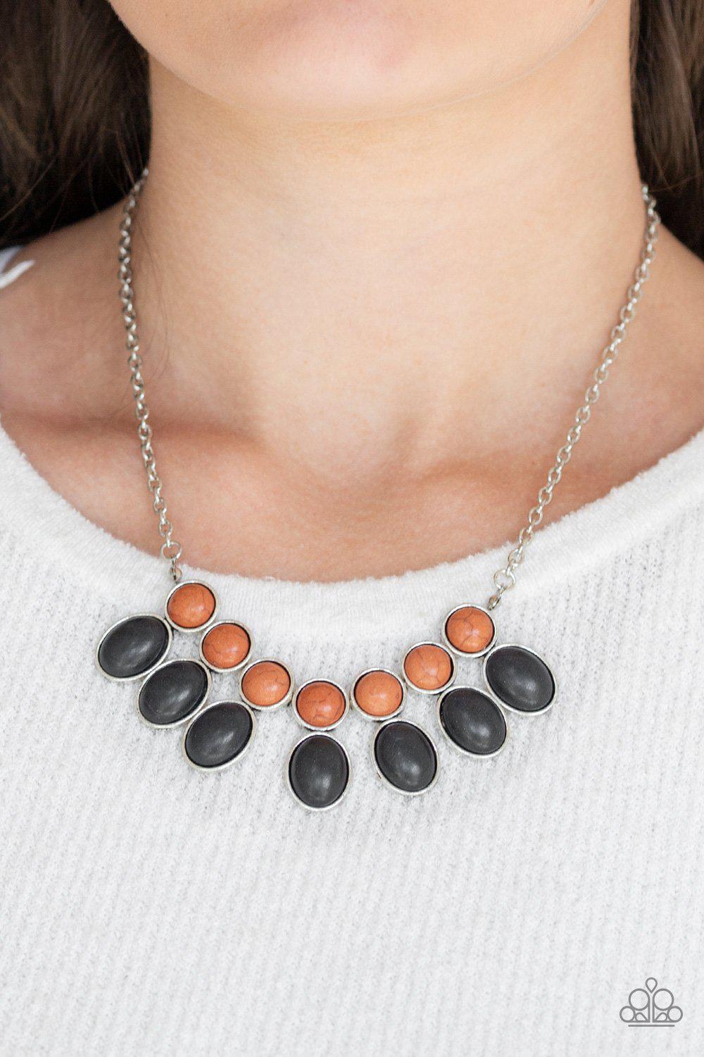 Environmental Impact - Black Necklace - Paparazzi - Dare2bdazzlin N Jewelry