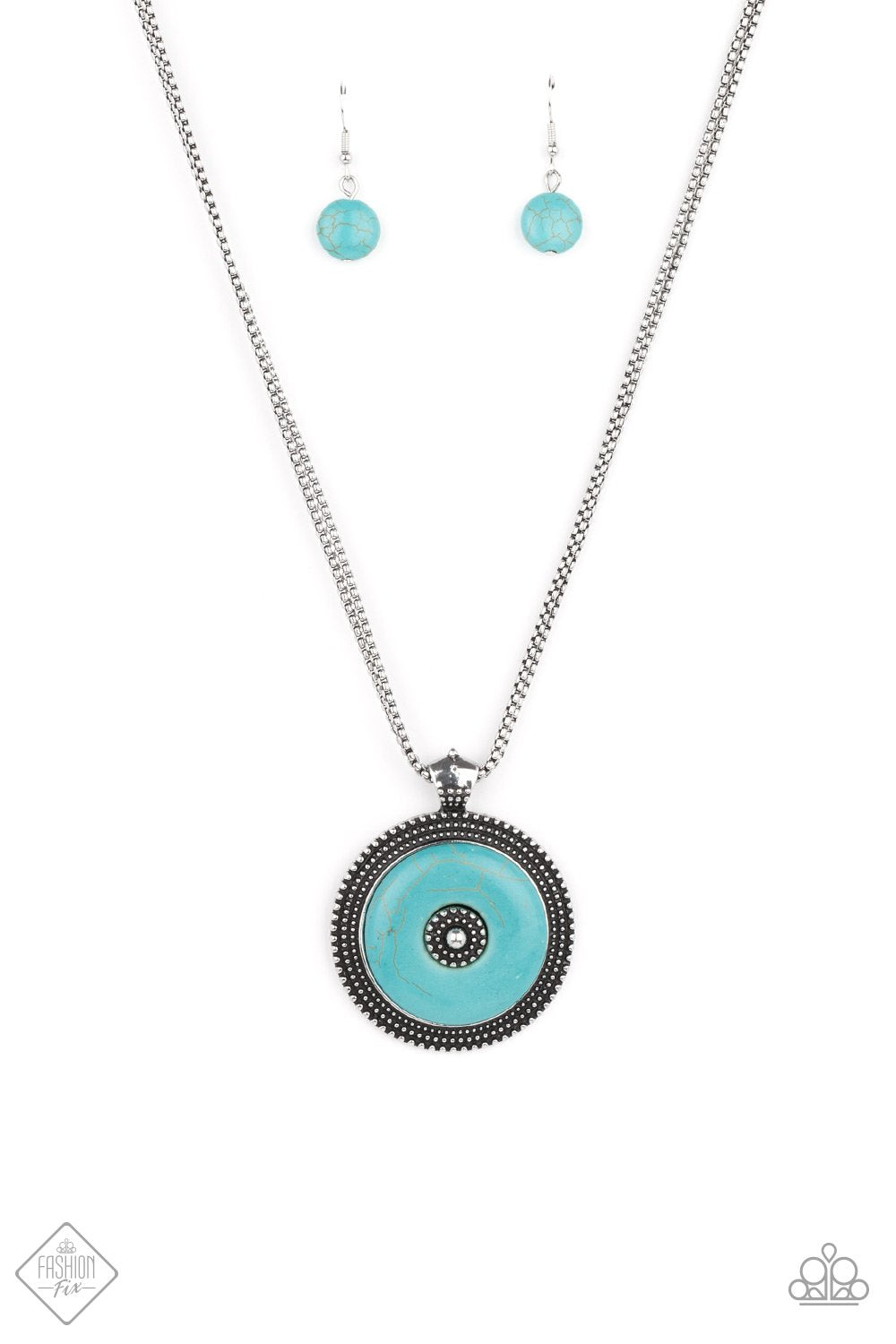EPICENTER of Attention - Blue Necklace - Paparazzi - Dare2bdazzlin N Jewelry