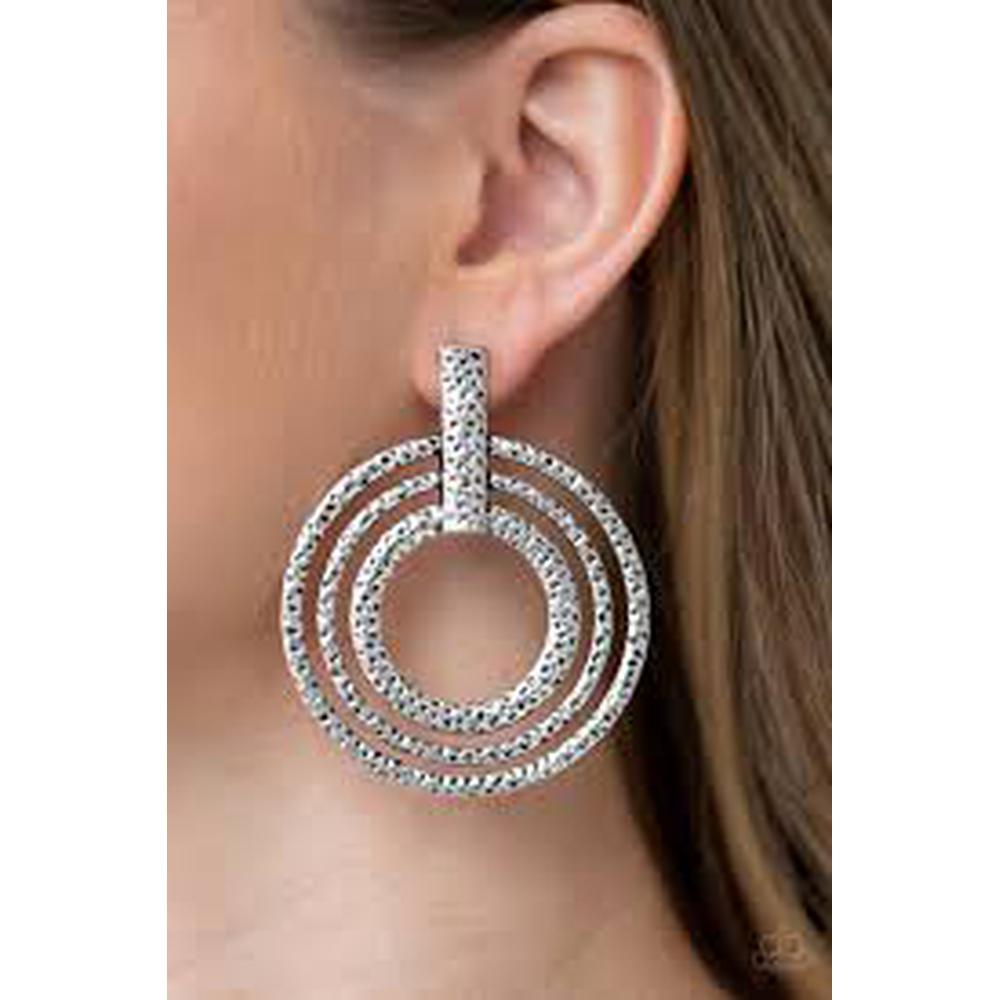 Ever Elliptical Earrings - Paparazzi - Dare2bdazzlin N Jewelry