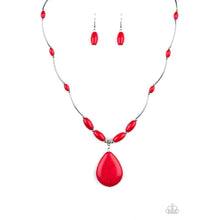 Load image into Gallery viewer, Explore The Elements - Red Necklace - Paparazzi - Dare2bdazzlin N Jewelry
