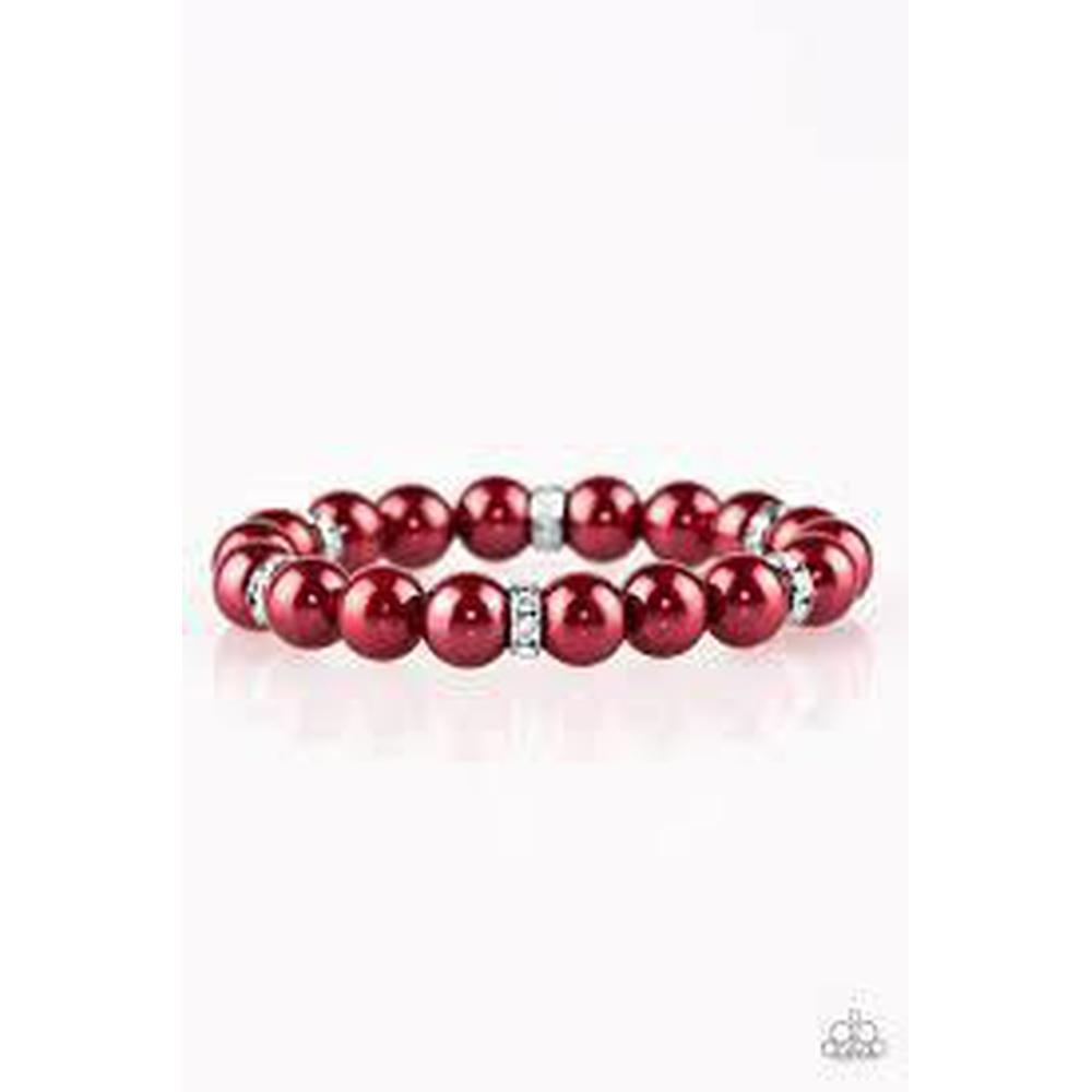 Exquisitely Elite Red Bracelet - Paparazzi - Dare2bdazzlin N Jewelry