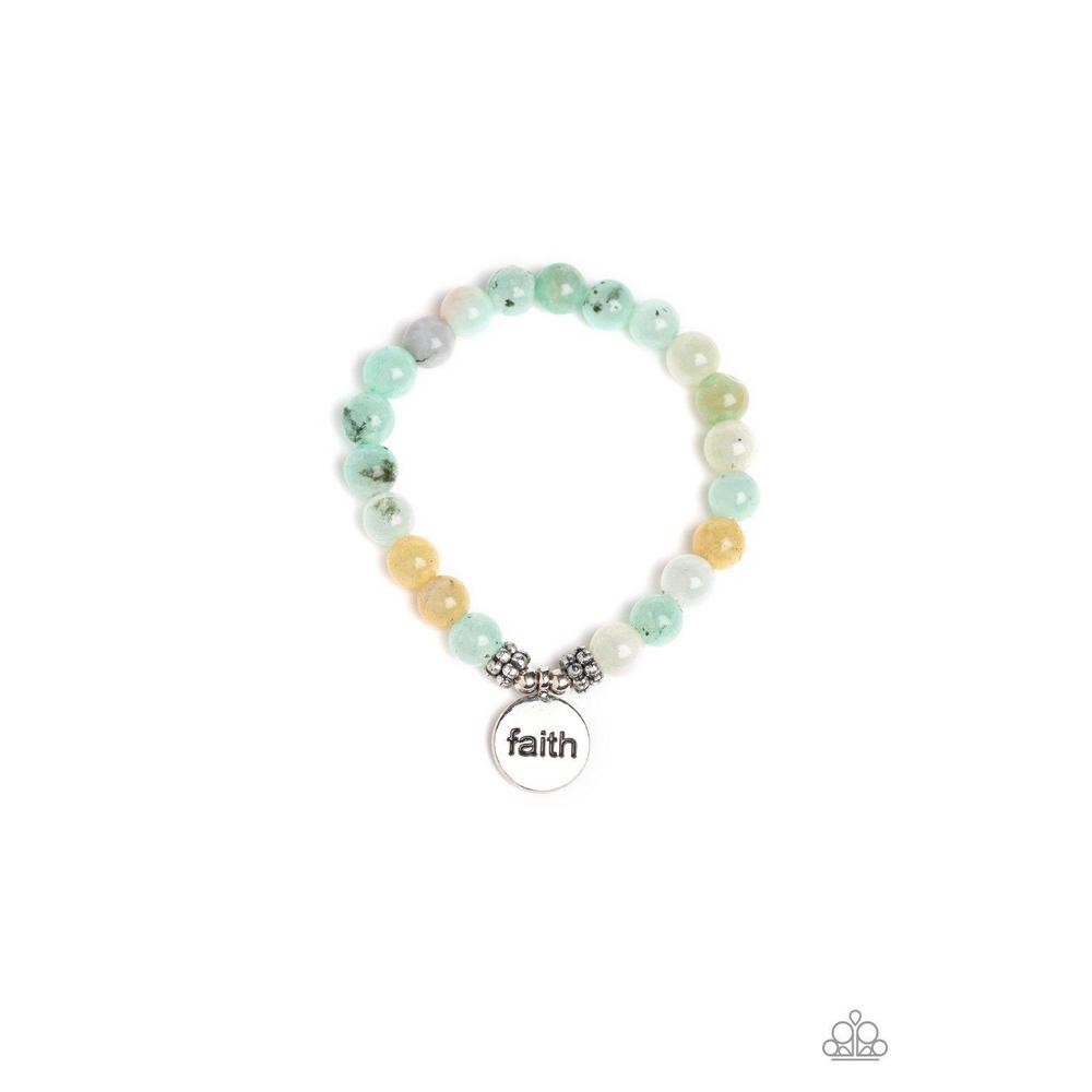 FAITH IT, Til You Make It Green Urban Bracelet - Paparazzi - Dare2bdazzlin N Jewelry