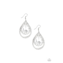 Load image into Gallery viewer, Famous White Earrings - Paparazzi - Dare2bdazzlin N Jewelry

