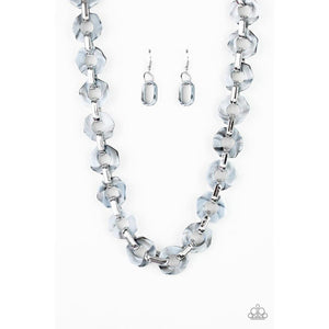 Fashionista Fever Silver Necklace - Paparazzi - Dare2bdazzlin N Jewelry