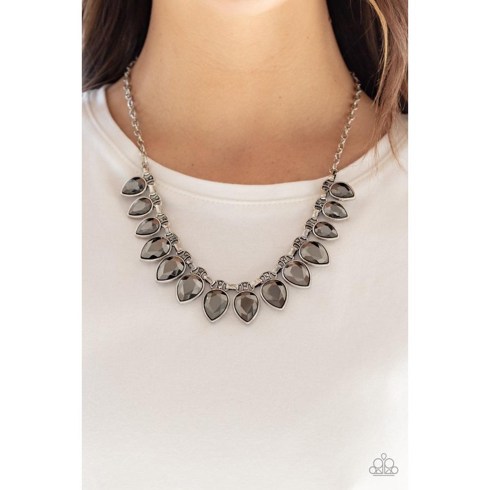 FEARLESS is More - Silver Necklace - Paparazzi - Dare2bdazzlin N Jewelry