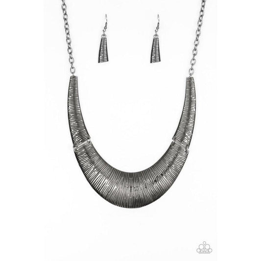 Feast or Famine - Black Necklace - Paparazzi - Dare2bdazzlin N Jewelry