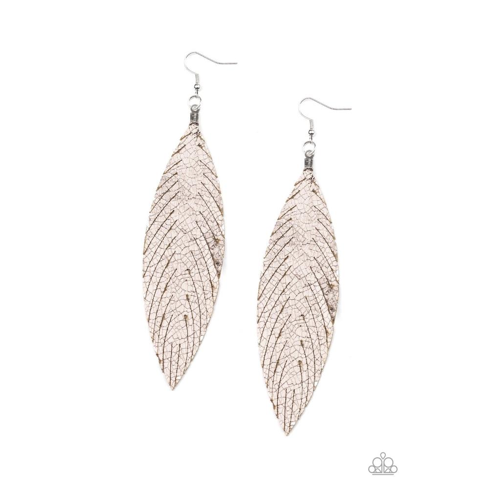 Feather Fantasy - Multi Earring - Paparazzi - Dare2bdazzlin N Jewelry