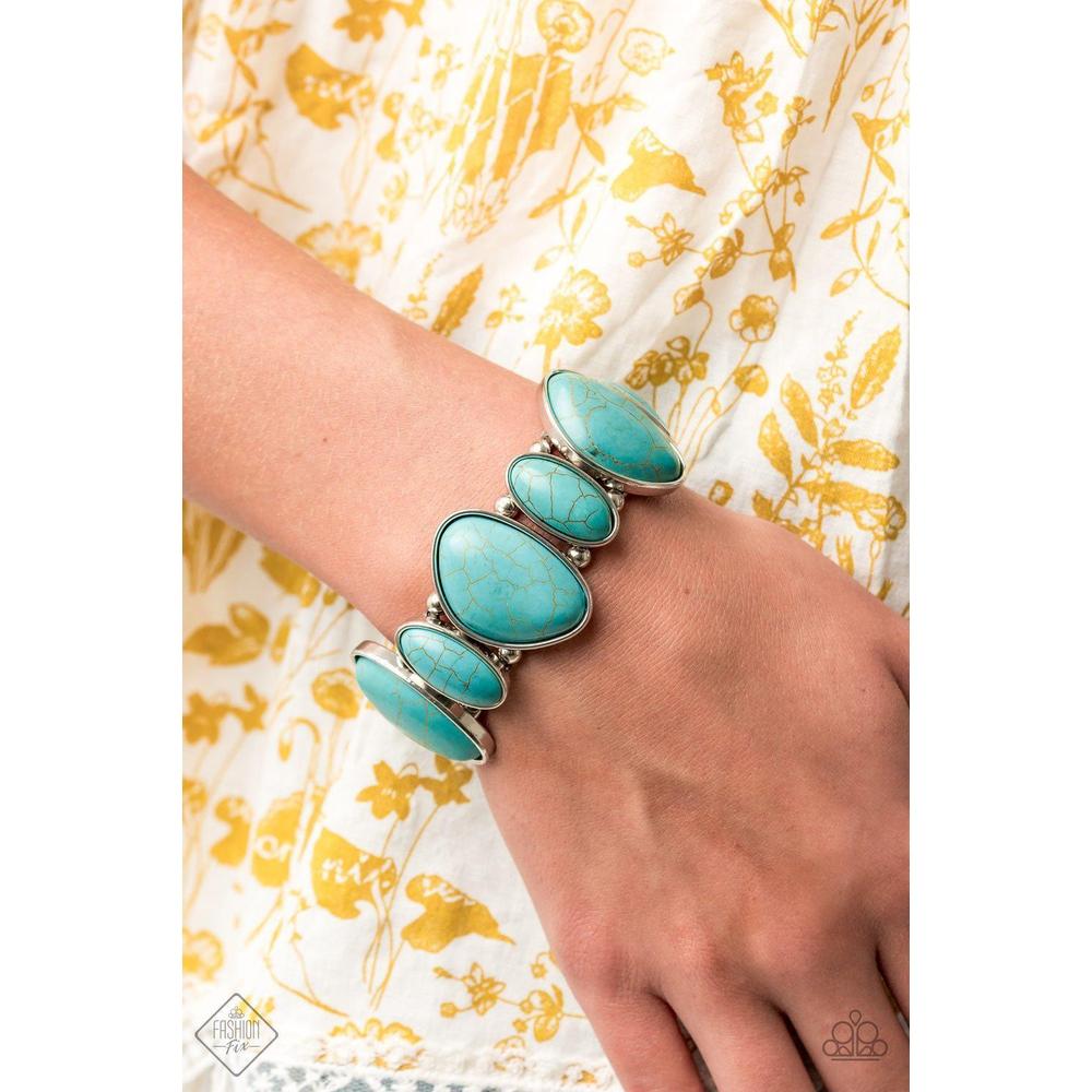 Feel At HOMESTEAD - Blue Bracelet - Paparazzi - Dare2bdazzlin N Jewelry