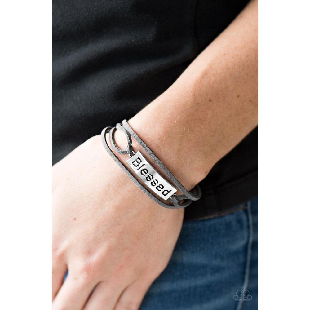 Feeling Blessed - Silver Bracelet - Paparazzi - Dare2bdazzlin N Jewelry