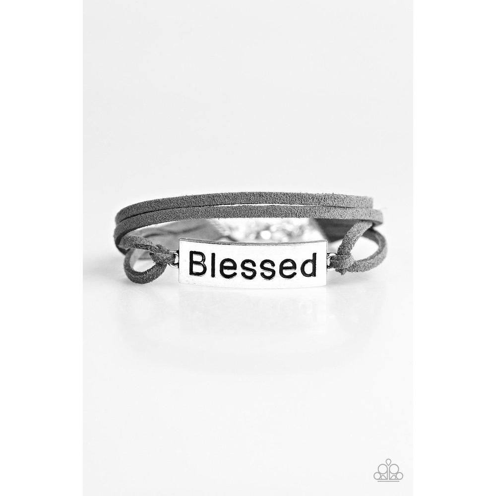 Feeling Blessed - Silver Bracelet - Paparazzi - Dare2bdazzlin N Jewelry