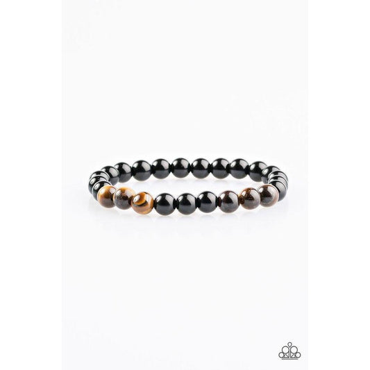 Feng Shui Fascination - Brown Bracelet - Paparazzi - Dare2bdazzlin N Jewelry