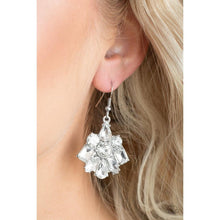 Load image into Gallery viewer, Fiercely Famous White Earrings - Paparazzi - Dare2bdazzlin N Jewelry
