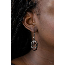 Load image into Gallery viewer, Fiercely Fashionable Black Earring - Paparazzi - Dare2bdazzlin N Jewelry
