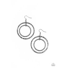 Load image into Gallery viewer, Fiercely Focused - Black Earrings - Paparazzi - Dare2bdazzlin N Jewelry
