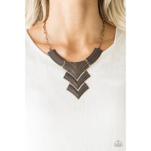 Load image into Gallery viewer, Fiercely Pharaoh - Copper Necklace - Paparazzi - Dare2bdazzlin N Jewelry
