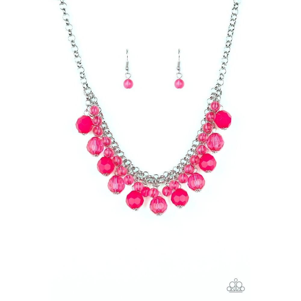 Fiesta Fabulous - Pink Necklaces - Paparazzi - Dare2bdazzlin N Jewelry