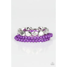 Load image into Gallery viewer, Fiesta Flavor Purple Bracelet - Paparazzi - Dare2bdazzlin N Jewelry
