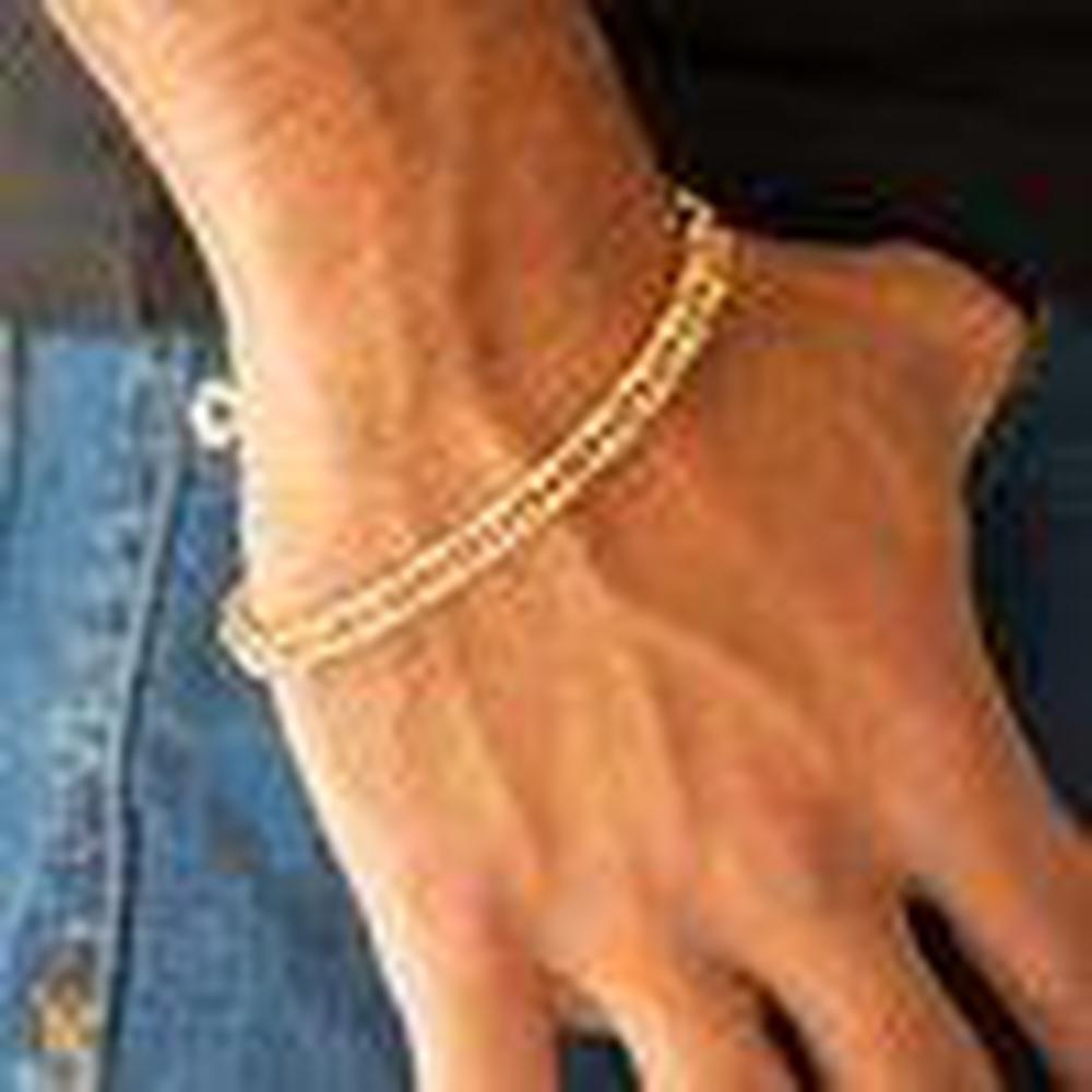 Fighting Chance Gold Urban Bracelet - Paparazzi - Dare2bdazzlin N Jewelry