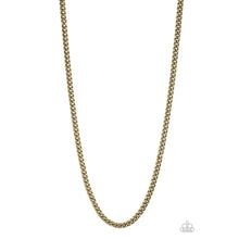 Load image into Gallery viewer, First Rule Of Fight Club - Brass Necklace - Paparazzi - Dare2bdazzlin N Jewelry
