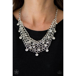 Fishing for Compliments - Silver Necklace - Paparazzi - Dare2bdazzlin N Jewelry