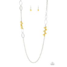 Load image into Gallery viewer, Flirty Foxtrot Yellow Necklace - Paparazzi - Dare2bdazzlin N Jewelry
