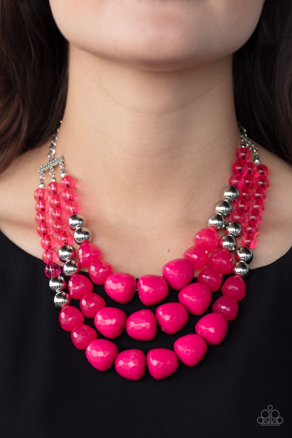 Forbidden Fruit - Pink Necklace - Paparazzi - Dare2bdazzlin N Jewelry