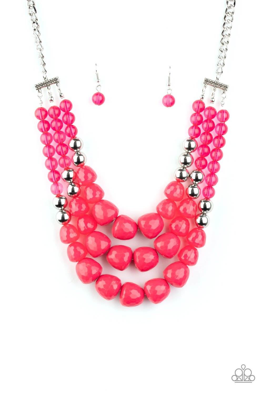 Forbidden Fruit - Pink Necklace - Paparazzi - Dare2bdazzlin N Jewelry
