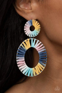 Foxy Flamenco Multi Earring - Paparazzi - Dare2bdazzlin N Jewelry