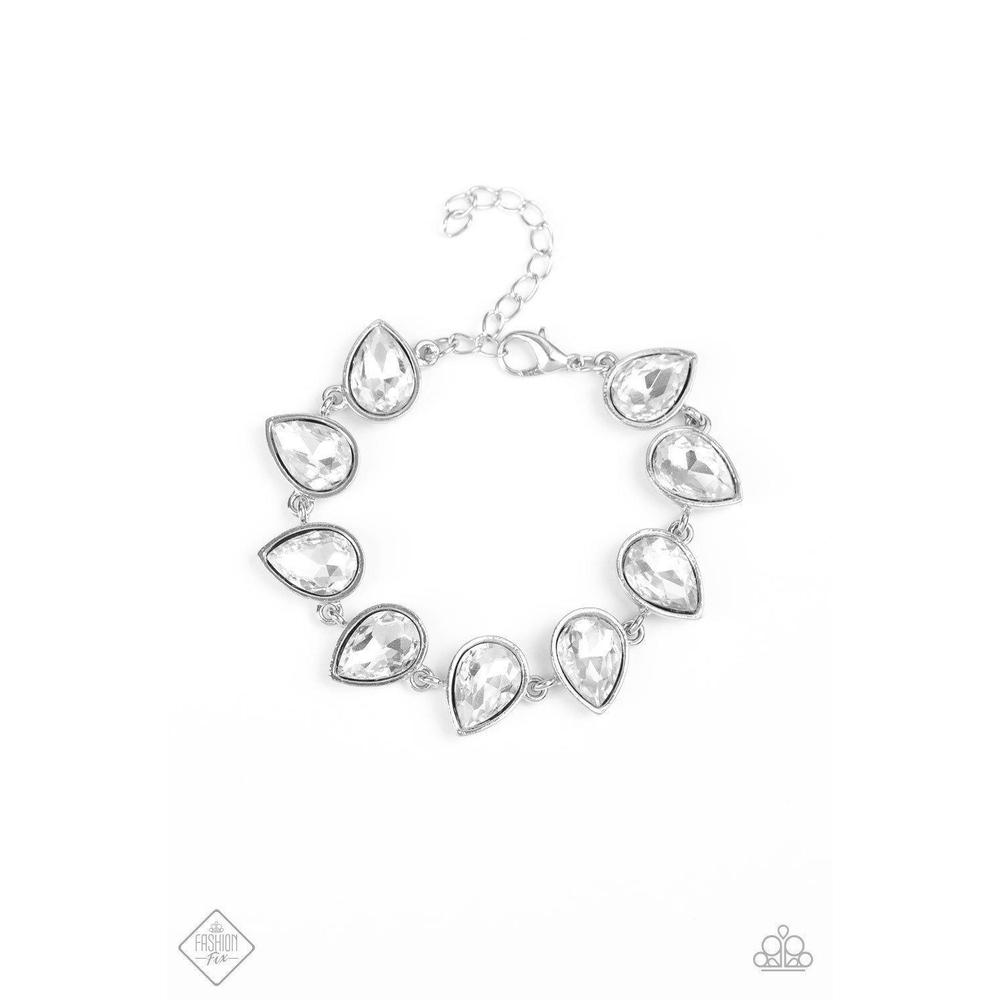 Free REIN White Bracelet - Paparazzi - Dare2bdazzlin N Jewelry