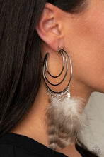Load image into Gallery viewer, Freely Free Bird - Brown Earring - Paparazzi - Dare2bdazzlin N Jewelry
