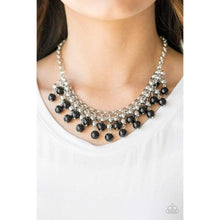 Load image into Gallery viewer, Friday Night Fringe - Black Necklace  - Paparazzi - Dare2bdazzlin N Jewelry
