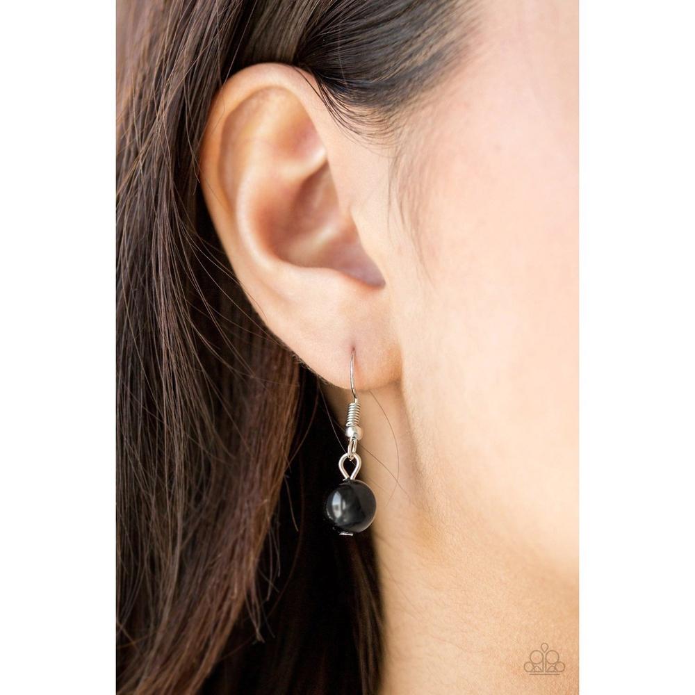 Friday Night Fringe - Black Necklace  - Paparazzi - Dare2bdazzlin N Jewelry