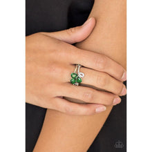 Load image into Gallery viewer, Friends In High--End Places Green Ring - Paparazzi - Dare2bdazzlin N Jewelry
