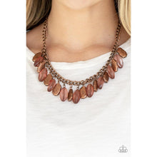 Load image into Gallery viewer, Fringe Fabulous Copper Necklace - Paparazzi - Dare2bdazzlin N Jewelry
