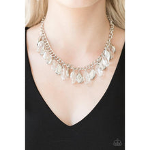 Load image into Gallery viewer, Fringe Fabulous White Necklace - Paparazzi - Dare2bdazzlin N Jewelry
