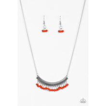 Load image into Gallery viewer, Fringe Fever - Red Necklace - Paparazzi - Dare2bdazzlin N Jewelry
