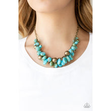 Load image into Gallery viewer, Full Out Fringe Blue Necklace - Dare2bdazzlin N Jewelry
