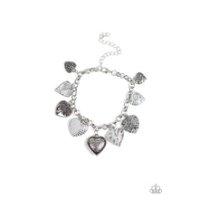 Load image into Gallery viewer, Garden Hearts - White Bracelet - Paparazzi - Dare2bdazzlin N Jewelry
