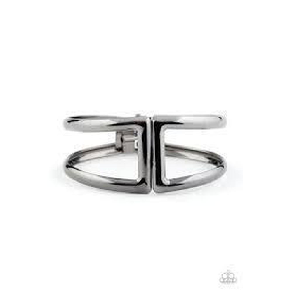 Geo Glam Black Bracelet - Paparazzi - Dare2bdazzlin N Jewelry