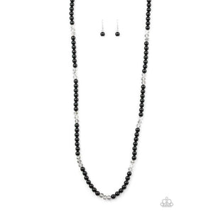 Girls Have More FUNDS Black Necklace - Paparazzi - Dare2bdazzlin N Jewelry