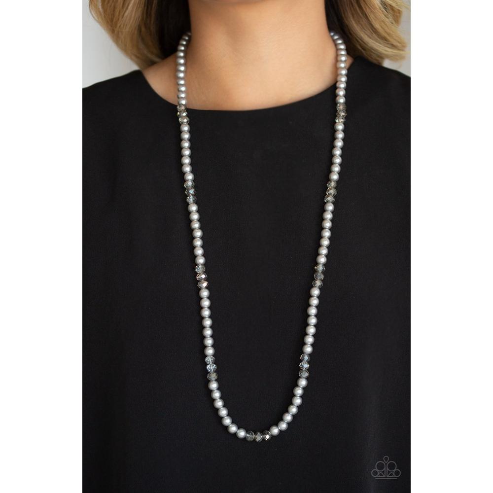 Girls Have More FUNDS - Silver Necklace - Paparazzi - Dare2bdazzlin N Jewelry