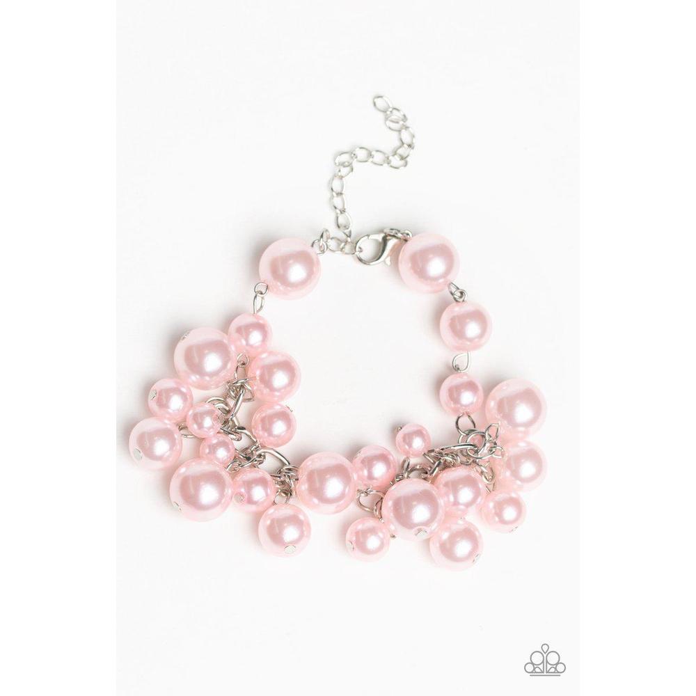 Girls in Pearls Pink Bracelet - Paparazzi - Dare2bdazzlin N Jewelry