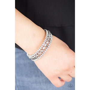 Glam-ified Fashion - Silver Bracelet - Paparazzi - Dare2bdazzlin N Jewelry