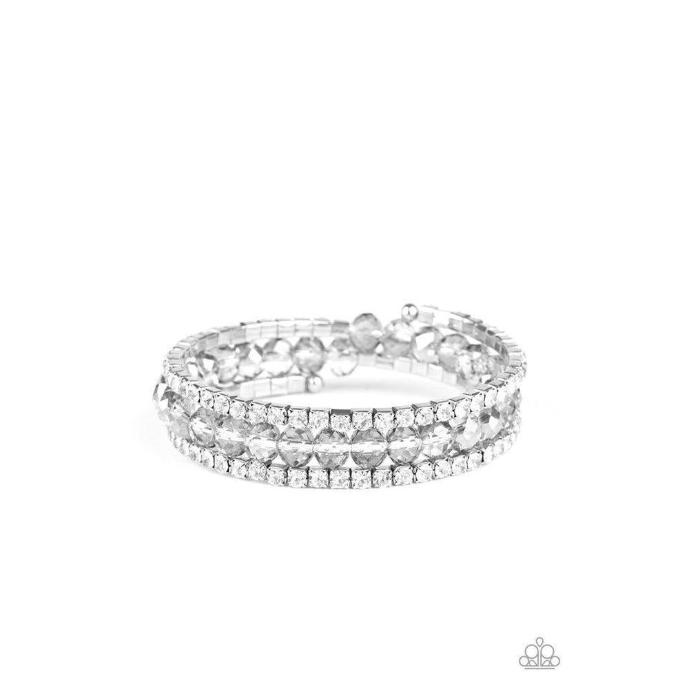 Glam-ified Fashion - Silver Bracelet - Paparazzi - Dare2bdazzlin N Jewelry