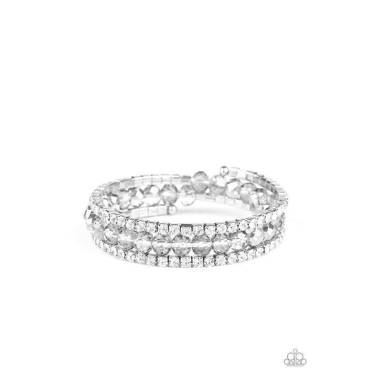 Glam-ified Fashion - Silver Bracelet - Paparazzi - Dare2bdazzlin N Jewelry