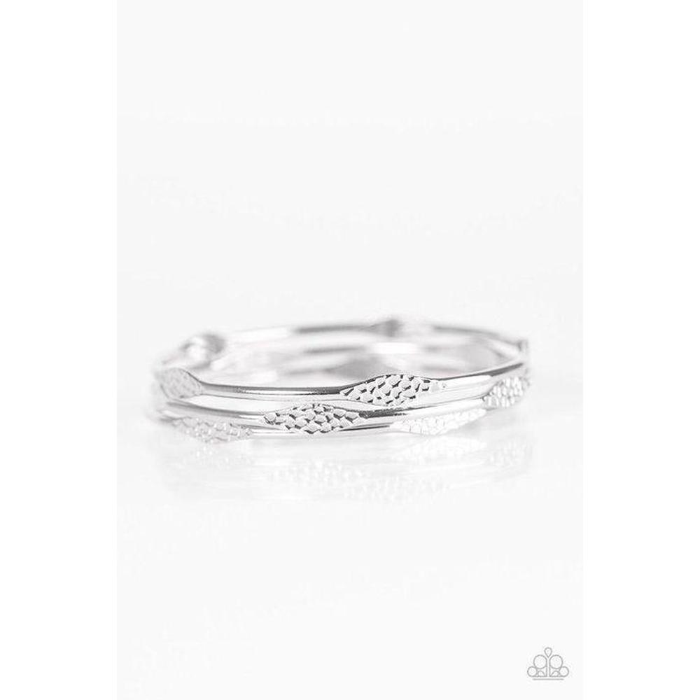 Glam To Glam - Silver Bracelet - Paparazzi . - Dare2bdazzlin N Jewelry
