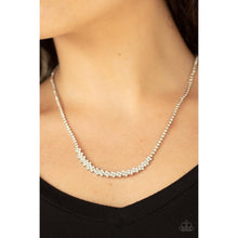 Load image into Gallery viewer, Glamour Glow - White Necklace - Paparazzi - Dare2bdazzlin N Jewelry
